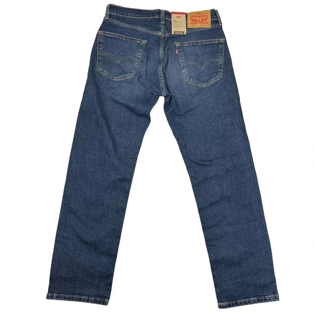Levi's 505 Straight Leg Jeans Men's Size 32x30 NWT Denim - Picture 3 of 7